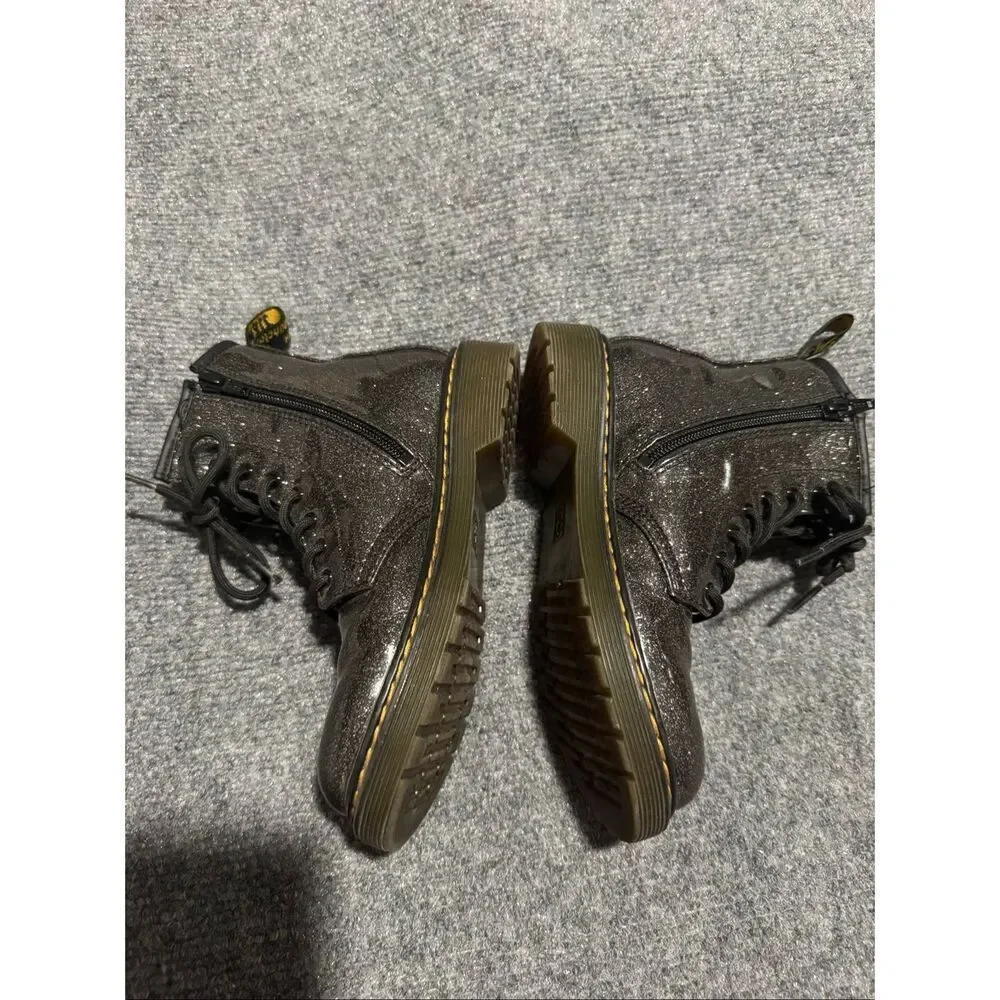 Dr. Martens sparkling combat boots 2 kids